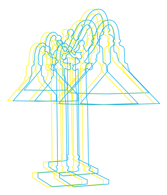 reading lamp drawing